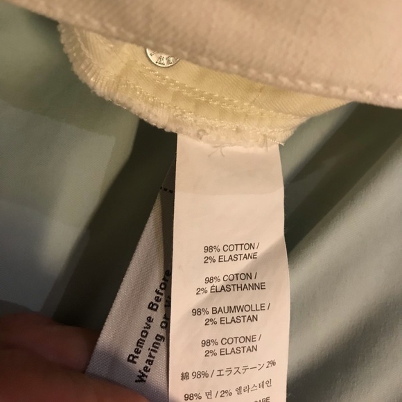 π€π€π€πHP 1/12/22ππ€π€π€J. Crew White Denim Pencil skirt, Size 25 - Picture 4 of 6